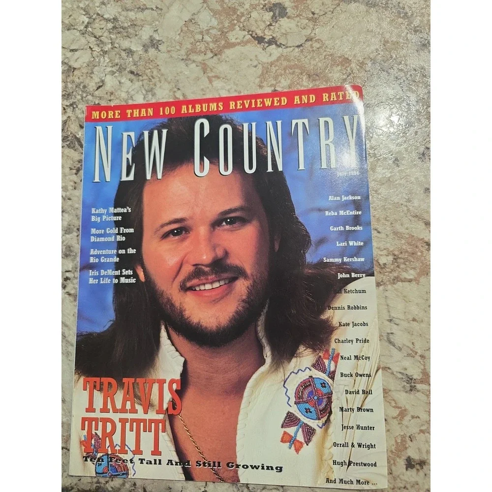 New Country Magazine July 1994 Travis Tritt